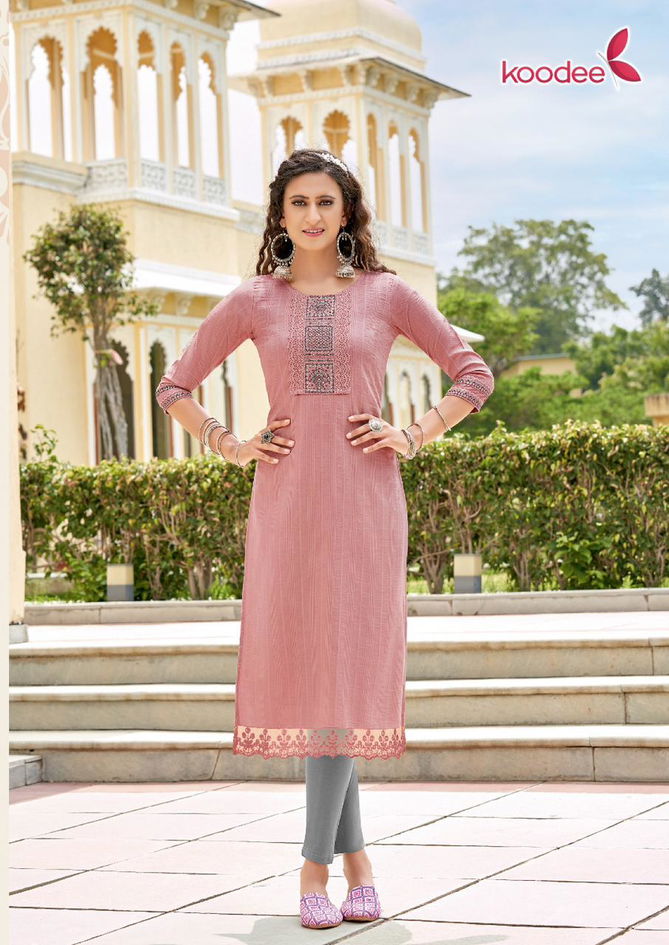 Koodee Juhi Vol 1 Fancy Wholesale Designer Kurtis Catalog